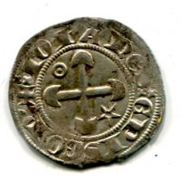 Francia, Valence, Jean II de Geneve (1285-1297): grosso (Boudeau#1027)