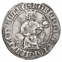 Napoli, Roberto d'Angiò (1306-1343): gigliato (MEC,XIV#706-8), grammi 3.77, mm 27.3