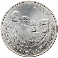 USA: 1 dollaro 1991-P "Mount Rushmore"