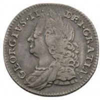 Gran Bretagna, Giorgio II (1727-1760): 6 pence 1758 (Spink#3711)