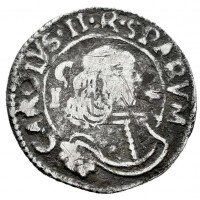 Cagliari, Carlo II di Spagna (1665-1700): 1 reale 1699 (MIR,220#88/7), grammi 1.96