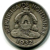 Honduras: 1 lempira 1932 (KM#72.1)
