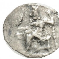 Lycaonia, Laranda (324-3 a.C.): obolo (Sng Ashmolean, Cilicia#1923; Sng Von Aulock, Cilicia#5422), grammi 0.59, mm 11.4