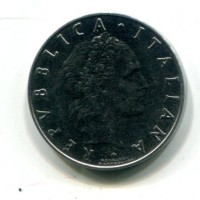 Repubblica Italiana (dal 1946): 50 lire 1959 "Vulcano" (Gigante#148)
