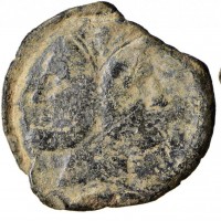 Sesto Pompeo Magno (42-35 a.C.): asse, coniato in Sicilia "PIVS-IMP" (Crawford#479/1), grammi 20.18