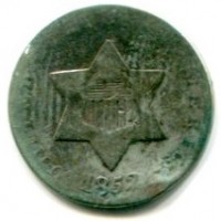 USA: 3 cent. 1852 (KM#95)
