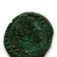 Valentiniano I (364-375 d.C.): Aes III "GLORIA ROMANORVM" zecca di Roma 1,60g (RIC IX #15a)