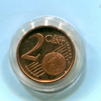 Italia 2004: 2 cent. da confezione zecca