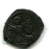 Giustino II (565-578 d.C): follis, zecca di Nicomedia (Sear#369)