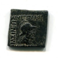 Indo-Sciite, Azilises (85-45 a.C.): bronzo, zecca Taxila (HGC#587), g.12,74