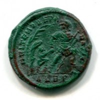 Costanzo II (337-361 d.C.): follis "FEL TEMP REPARATIO" (RIC VIII #58), zecca di Alessandria, gr. 4,56
