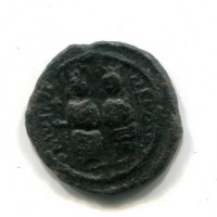 Giustino II (565-578 d.C.): 1/2 follis, zecca di Cizico, anno X (Sear#373)