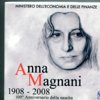 Italia 2008: 5 euro "Anna Magnani", nella confezione originale