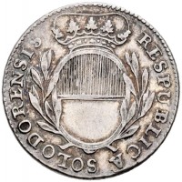 Svizzera, Solothurn: 20 kreuzer 1794 (HMZ,2,846a), grammi 7.63