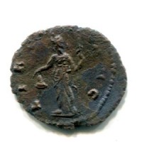 Claudio II (268-270 d.C.): antoniniano "LIBERT AVG" (RIC#62), 2,59g
