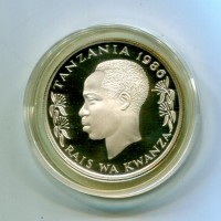 Tanzania: 100 shilingi 1986 "Elefanti" (KM#18a)
