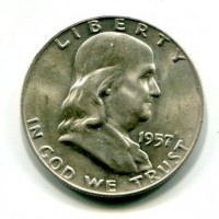 USA: 1/2 dollaro 1957-D "Franklin"
