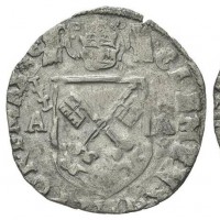 Avignone, Clemente VIII (1592-1605): dozzeno 1599 (Muntoni#111; Berman#1518), grammi 2,21