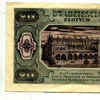 Polonia: 20 zlotych 01/07/1948 (Pick#137)
