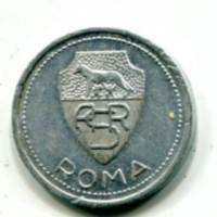 Roma: gettone da 5 cent. "Roma-Calcio"
