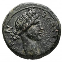 Mysia, Pergamo, pseudo autonome, periodo da Claudio I a Nerone (41-69 d.C.): AE 16.4 mm (RPC#2374; BMC#205; SngBnF#1964-67), grammi 3.43