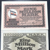 Germania, Notgeld, Hugo Stinnes Linien: 1.000.000 marchi , Hamburg 01/09/1923