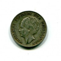 Olanda, Guglielmina (1890-1948): 1 gulden 1923 (KM#161.1)