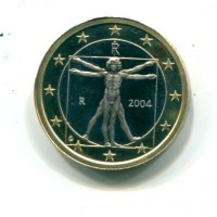 Italia 2004: 1 euro da confezione zecca