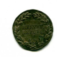 Svizzera, Repubblica Elvetica (1798-1803): 10 rappen 1799