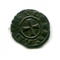 Brindisi, Corrado I (1250-1254): denaro (MIR#304), 0,65g