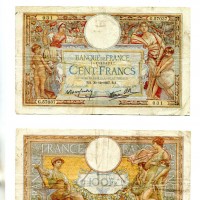 Francia: 100 franchi 30/12/1937 (Pick#86b), forellini