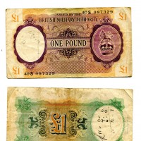 Gran Bretagna: 1 pound (1943-45) (Pick#M6)