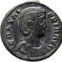 Galeria Valeria (308-314 d.C.): follis "VENERI VICTRICI" zecca di Cizico (RIC,VI#46), grammi 6.28