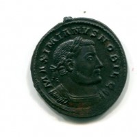 Galerio Massimiano (305-311 d.C.): follis "GENIO POPVLI ROMANI" (RIC,VI#595b), zecca di Treviri