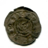 Brindisi, Federico II (1197-1250): denaro del 1239 (MIR#282)