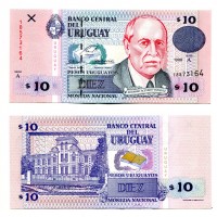 Uruguay: 10 pesos uruguayos 1998 (Pick#81)