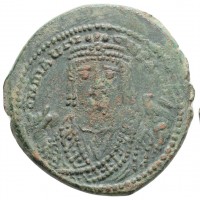 Maurizio Tiberio (582-602 d.C.): follis, zecca di Antiochia, terza officina (Sear#533; DOC#162c), mm 30.3, grammi 11.9