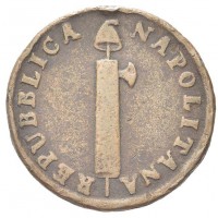 Napoli, Repubblica Napoletana (1799): 4 tornesi anno VII (Gigante#5)