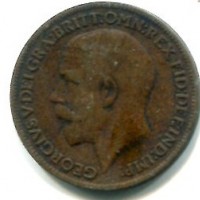 Gran Bretagna, Giorgio V (1910-1936): farthing 1918 (Spink#4059)
