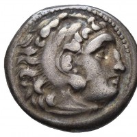 Regno di Tracia, Lisimaco (323-281 a.C.): dracma, coniata 301-296 a.C., zecca di Lampsacus (Price#L13), grammi 4.21