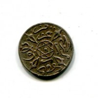 Marocco, Abd-al-Aziz (1311-1326/1894-1908): 1/2 dirham 1317 "Paris" (KM#9.2)