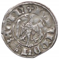 L'Aquila, Giovanna II d'Angiò Durazzo (1414-1435): cella (CNI#63/97; MIR#59), grammi 1.01