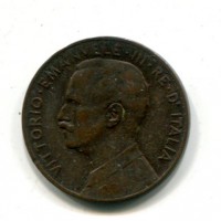 Vittorio Emanuele III (1900-1943): 5 cent. 1918 (Gigante#262)