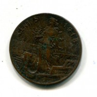 Vittorio Emanuele III (1900-1943): 5 cent. 1918 (Gigante#262)