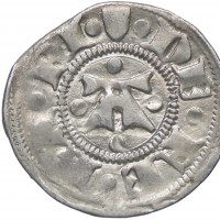 Ferrara, Nicolò II d'Este (1361-1388): marchesino (MIR#218; CNI1/6), grammi 1.09