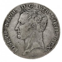 Napoli, Giuseppe Napoleone (1806-1808): piastra da 120 grana 1808 (Gigante#3, Pannuti-Riccio#3)