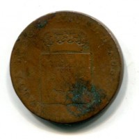 Parma, Maria Luigia (1815-1847): 5 centesimi 1830 (Gigante#16)