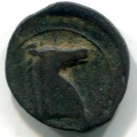 Zeugitania, Cartagine (325-300 a.C.): bronzo (SNG-COP#102)
