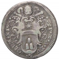 Clemente XI (1700-1721): giulio A-XV (Muntoni#113; CNI#197), grammi 2.92