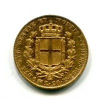 Carlo Alberto (1831-1849): 20 lire 1834-To (Gigante#24)
